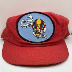 Vintage 50's Michigan Challenge Hot Air Balloon‎ Cap